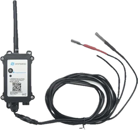 Dragino D23-LB, Temperatursensor mit drei Fühlern