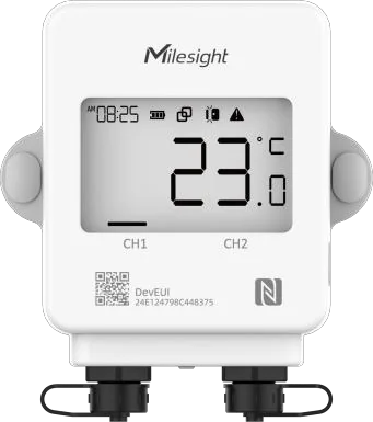 Milesight TS302, Temperatursensor mit zwei Fühleranschlüssen
